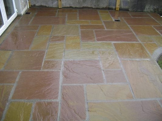 Camel Dust Indian Sandstone Patio