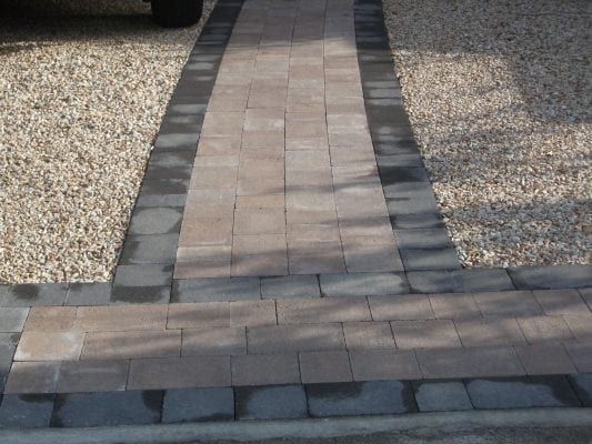 Paving and Gravel Driveway