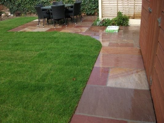 Camel Dust Indian Sandstone Patio