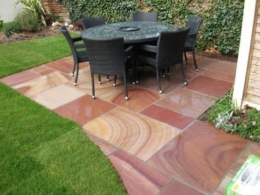 Camel Dust Indian Sandstone Patio