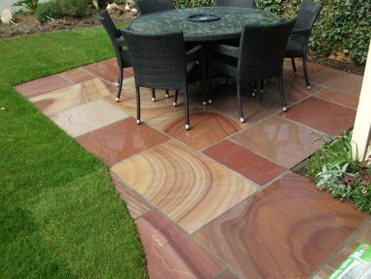 Camel Dust Indian Sandstone Patio