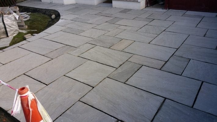 Grey Limestone Driveway